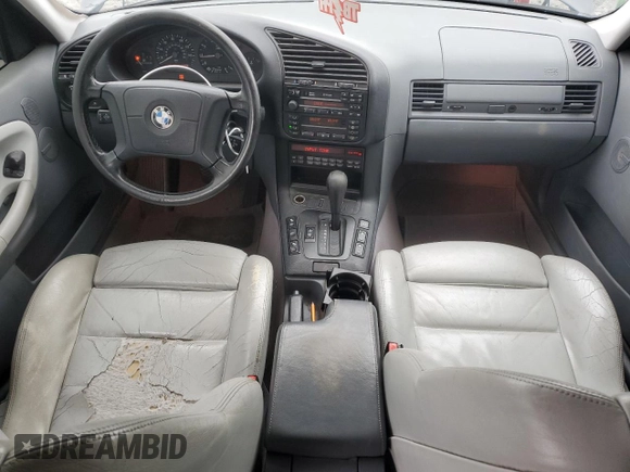 1998 BMW 3 Series 328iA with VIN WBACD4327WAV64492, listed as a Copart auction lot 43583785 with 148,128 mi miles and Salvage Title. Bid and sale history available at carsss.com. Image 8.
