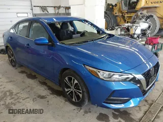 2021 Nissan Sentra SV z VIN 3N1AB8CV4MY318898, wystawiony jako IAAI lot #42224950 z przebiegiem 23 284 mil mil oraz . Historia ofert i sprzedaży dostępna na DreamBid. Obrazek 1.
