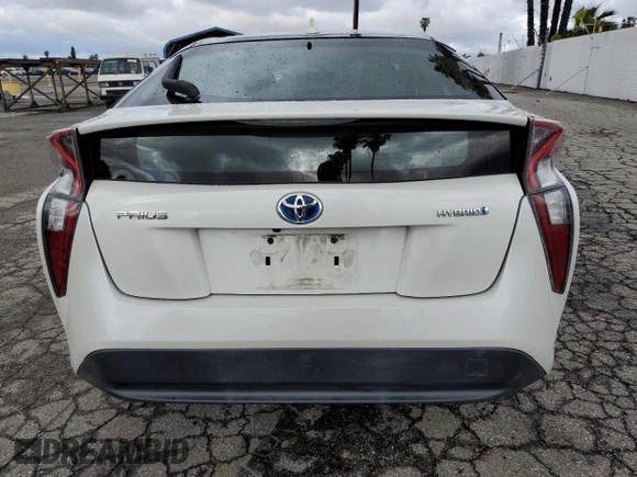 2016 Toyota Prius Four with VIN JTDKARFUXG3527248, listed as a Copart auction lot 48597015 with 100,386 mi miles and Salvage Title. Bid and sale history available at carsss.com. Image 6.