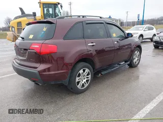 2009 Acura MDX Tech Pkg with VIN 2HNYD28649H532527, listed as a IAAI auction lot 41185878 with 1 mi miles. Bid and sale history available at carsss.com. Image 4.