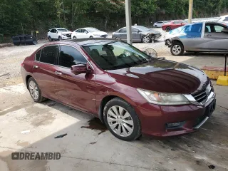 2014 Honda Accord Touring with VIN 1HGCR3F99EA021734, listed as a Copart auction lot 59976805 with 141,020 mi miles and Salvage title. Bid and sale history available at DreamBid. Image 4.
