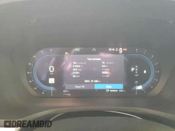 2024 Volvo S60 Ultimate Dark Theme with VIN 7JRL12TM5RG280203, listed as a Copart auction lot 41693885 with 27,438 mi miles and Clean title. Bid and sale history available at DreamBid. Image 9.