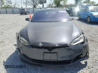 2016 Tesla Model S 90D with VIN 5YJSA1E27GF171698, listed as a Copart auction lot 49176205 with 107,913 mi miles and Salvage Title. Bid and sale history available at DreamBid. Image 5.
