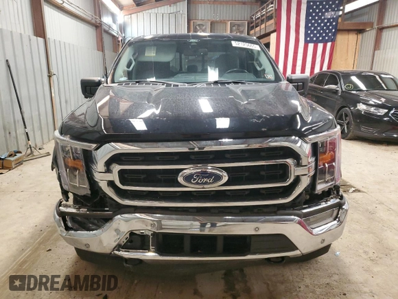 2022 Ford F-150 XL with VIN 1FTFW1E8XNKD98360, listed as a Copart auction lot 52125665 with 53,223 mi miles and Salvage Title. Bid and sale history available at DreamBid. Image 5.