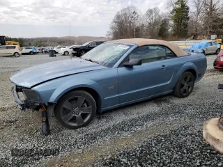 2006 Ford Mustang GT Deluxe with VIN 1ZVHT85H065258602, listed as a Copart auction lot 49955095 with 80,065 mi miles and Salvage Title. Bid and sale history available at carsss.com. Image 1.