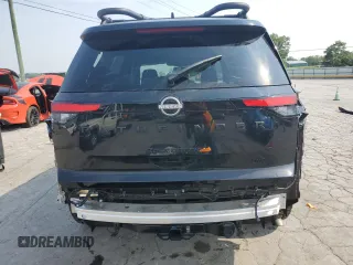 2024 Nissan Pathfinder Rock Creek with VIN 5N1DR3BD6RC274142, listed as a Copart auction lot 59990055 with 9,921 mi miles and Salvage title. Bid and sale history available at DreamBid. Image 6.