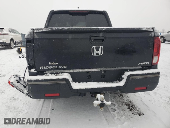 2019 Honda Ridgeline Black Edition with VIN 5FPYK3F84KB038533, listed as a Copart auction lot 87385564 with Not provided miles and Salvage title. Bid and sale history available at DreamBid. Image 6.