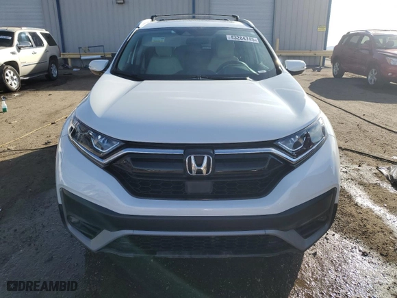 2022 Honda CR-V EX with VIN 7FARW2H52NE040160, listed as a Copart auction lot 43284745 with 21,469 mi miles and Salvage Title. Bid and sale history available at carsss.com. Image 5.