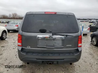 2012 Honda Pilot LX with VIN 5FNYF4H25CB502037, listed as a Copart auction lot 51258925 with 184,644 mi miles and Clean Title. Bid and sale history available at carsss.com. Image 6.