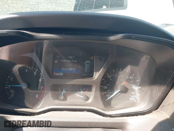 2019 Ford Transit z VIN 1FTYR2ZM1KKB25574, wystawiony jako IAAI lot #41891247 z przebiegiem 142 627 mil mil oraz . Historia ofert i sprzedaży dostępna na DreamBid. Obrazek 7.