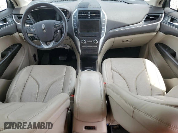 2019 Lincoln MKC Reserve with VIN 5LMTJ3DHXKUL29496, listed as a Copart auction lot 58970175 with 40,783 mi miles and Salvage title. Bid and sale history available at DreamBid. Image 8.