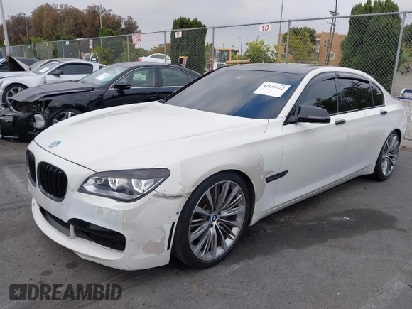 2013 BMW 7 Series 750Li xDrive with VIN WBAYF8C5XDD139832, listed as a IAAI auction lot 42110322 with 149,453 mi miles and . Bid and sale history available at DreamBid. Image 2.