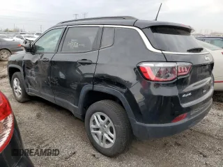 2021 Jeep Compass Sport with VIN 3C4NJDAB8MT554681, listed as a Copart auction lot 50680095 with 19,750 mi miles and Salvage title. Bid and sale history available at DreamBid. Image 2.