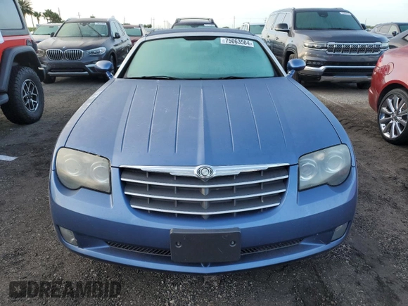 2005 Chrysler Crossfire Limited z VIN 1C3AN65L65X046320, wystawiony jako Copart lot #75063504 z przebiegiem 98 059 mil mil oraz Szkoda całkowita • Salvage title. Historia ofert i sprzedaży dostępna na DreamBid. Obrazek 5.