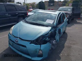 2012 Toyota Prius One with VIN JTDKDTB37C1018497, listed as a IAAI auction lot 42073988 with 167,648 mi miles. Bid and sale history available at carsss.com. Image 17.