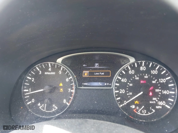 2018 Nissan Altima 2.5 SL with VIN 1N4AL3AP1JC163884, listed as a IAAI auction lot 41645283 with 115,982 mi miles. Bid and sale history available at carsss.com. Image 7.