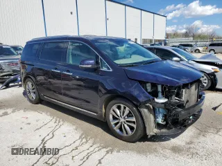2018 Kia Sedona SX-L with VIN KNDME5C12J6379862, listed as a Copart auction lot 50161965 with 95,799 mi miles and Salvage Title. Bid and sale history available at carsss.com. Image 4.