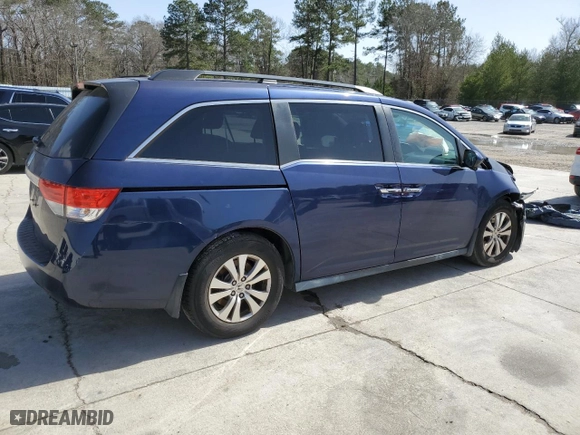 2015 Honda Odyssey EX-L with VIN 5FNRL5H66FB040811, listed as a Copart auction lot 47486255 with 138,188 mi miles and Salvage Title. Bid and sale history available at carsss.com. Image 3.