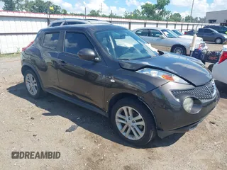 2013 Nissan Juke S with VIN JN8AF5MRXDT205438, listed as a IAAI auction lot 42575574 with 118,934 mi miles and . Bid and sale history available at DreamBid. Image 1.