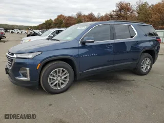 2023 Chevrolet Traverse LT Cloth with VIN 1GNEVGKW8PJ162858, listed as a Copart auction lot 41449485 with 11,545 mi miles and Non Repairable. Bid and sale history available at carsss.com. Image 1.