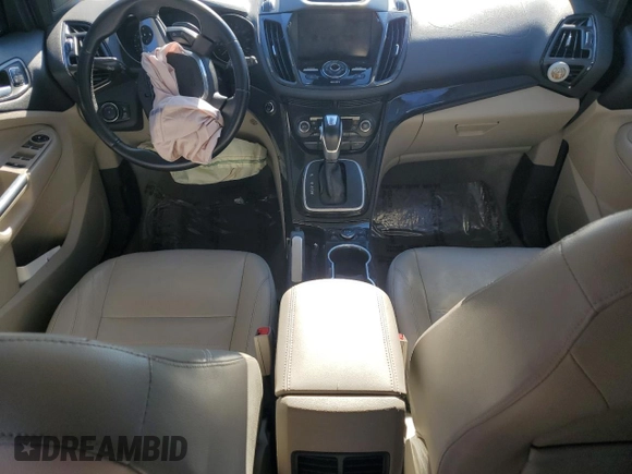 2014 Ford Escape Titanium with VIN 1FMCU0JX4EUA42499, listed as a Copart auction lot 87951075 with 108,358 mi miles and Salvage Title. Bid and sale history available at carsss.com. Image 8.