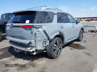 2023 Nissan Pathfinder Platinum with VIN 5N1DR3DH9PC248888, listed as a IAAI auction lot 41974684 with 52,609 mi miles and . Bid and sale history available at DreamBid. Image 4.