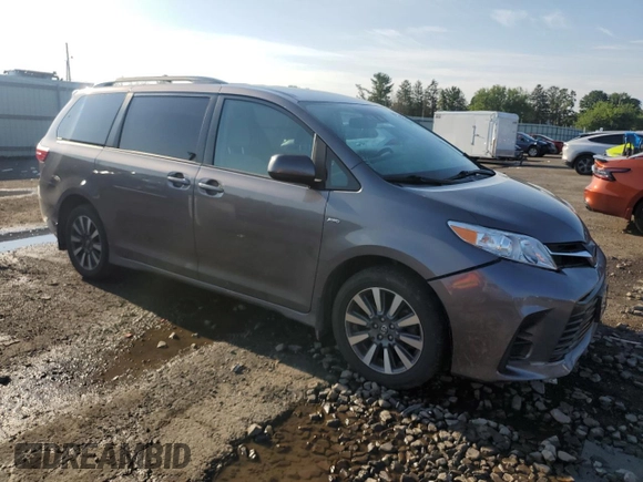 2018 Toyota Sienna LE with VIN 5TDJZ3DC3JS203625, listed as a Copart auction lot 61287235 with 98,183 mi miles and Salvage title. Bid and sale history available at DreamBid. Image 4.