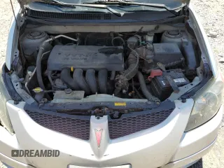 2004 Pontiac Vibe with VIN 5Y2SL62804Z439108, listed as a Copart auction lot 57895945 with 299,999 mi miles and Salvage title. Bid and sale history available at DreamBid. Image 12.
