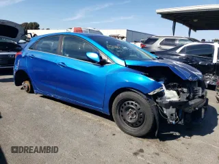 2017 Hyundai Elantra GT with VIN KMHD35LH3HU378241, listed as a Copart auction lot 65674034 with 76,878 mi miles and Salvage Title. Bid and sale history available at carsss.com. Image 4.