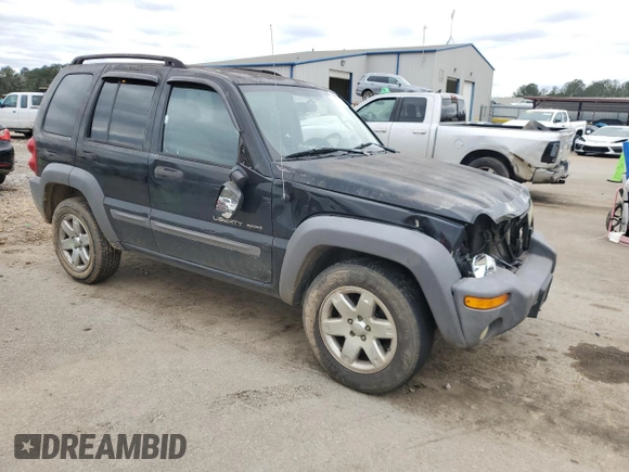 2003 Jeep Liberty Sport with VIN 1J4GK48K73W730795, listed as a Copart auction lot 46468005 with 232,292 mi miles and Salvage Title. Bid and sale history available at DreamBid. Image 4.
