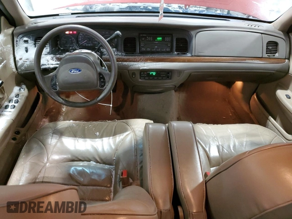 2001 Ford Crown Victoria LX z VIN 2FAFP74W21X206992, wystawiony jako Copart lot #45082985 z przebiegiem 137 954 mil mil oraz Szkoda całkowita • Salvage title. Historia ofert i sprzedaży dostępna na DreamBid. Obrazek 8.