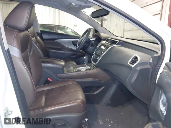 2017 Nissan Murano SL with VIN 5N1AZ2MH0HN151436, listed as a IAAI auction lot 41611214 with 127,500 mi miles and . Bid and sale history available at carsss.com. Image 5.