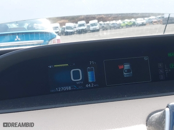 2016 Toyota Prius Two with VIN JTDKBRFU6G3003883, listed as a IAAI auction lot 41924029 with 127,098 mi miles. Bid and sale history available at carsss.com. Image 7.