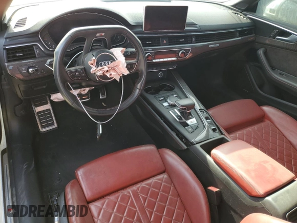 2018 Audi S5 Premium Plus z VIN WAUY4GF59JN004438, wystawiony jako Copart lot #45324915 z przebiegiem 24 970 mil mil oraz Szkody całkowita. Historia ofert i sprzedaży dostępna na DreamBid. Obrazek 8.