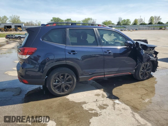 2022 Subaru Forester Special Sports с VIN JF2SKAJC2NH498892, выставлен на аукционе Copart как лот 54247895 с пробегом 31 813 миль миль и Списание • Salvage title. История ставок и продаж доступна на DreamBid. Изображение 3.