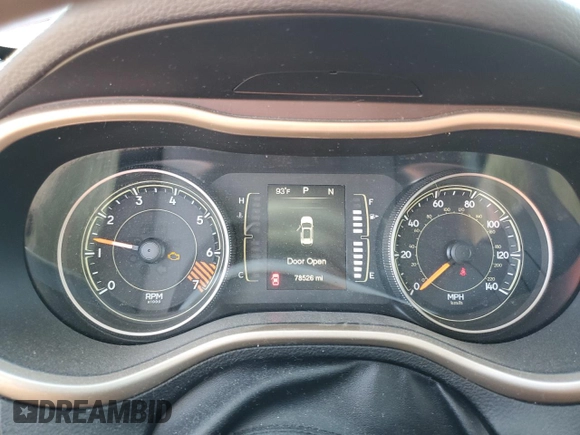 2015 Jeep Cherokee Sport with VIN 1C4PJMAB9FW640510, listed as a Copart auction lot 61372655 with 78,526 mi miles and Salvage title. Bid and sale history available at DreamBid. Image 9.
