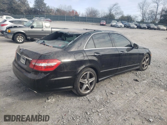 2010 Mercedes-Benz E 350 Luxury with VIN WDDHF5GB9AA160952, listed as a Copart auction lot 46392455 with 152,712 mi miles and Salvage Title. Bid and sale history available at DreamBid. Image 3.