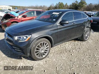 2020 Mercedes-Benz GLC with VIN WDC0J8EB5LF674579, listed as a Copart auction lot 42202955 with 101,212 mi miles and Salvage Title. Bid and sale history available at carsss.com. Image 1.