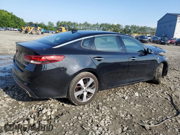 2017 Kia Optima SX with VIN 5XXGW4L2XHG144344, listed as a Copart auction lot 63154195 with 81,467 mi miles and Salvage title. Bid and sale history available at DreamBid. Image 3.