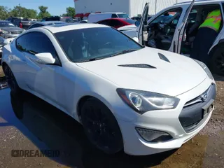 2013 Hyundai Genesis Coupe Grand Touring with VIN KMHHU6KJ6DU107581, listed as a IAAI auction lot 42087667 with 127,809 mi miles and . Bid and sale history available at DreamBid. Image 1.