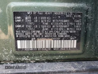 2012 Subaru Outback 2.5i Limited with VIN 4S4BRBKC2C3248590, listed as a Copart auction lot 46393145 with 157,760 mi miles and Salvage Title. Bid and sale history available at carsss.com. Image 13.
