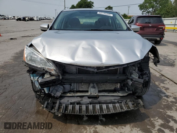 2014 Nissan Sentra SV with VIN 3N1AB7AP2EY235597, listed as a Copart auction lot 60745355 with 173,412 mi miles and Salvage title. Bid and sale history available at DreamBid. Image 5.