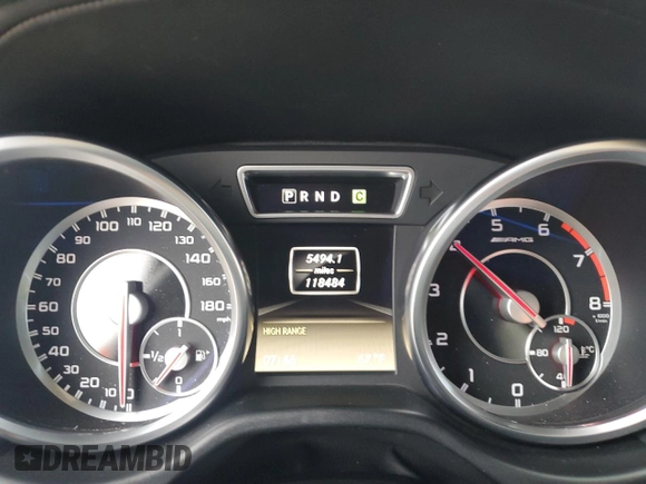 2015 Mercedes-Benz G 63 AMG z VIN WDCYC7DFXFX235288, wystawiony jako Copart lot #60655715 z przebiegiem 118 484 mil mil oraz Szkoda całkowita • Salvage title. Historia ofert i sprzedaży dostępna na DreamBid. Obrazek 9.