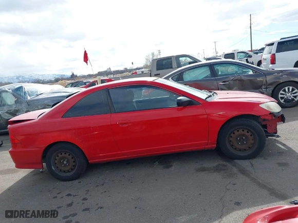 2005 Honda Civic LX with VIN 1HGEM21595L079255, listed as a IAAI auction lot 41561580 with 158,207 mi miles. Bid and sale history available at carsss.com. Image 14.