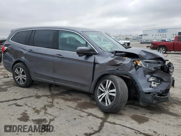 2018 Honda Pilot EX-L with VIN 5FNYF6H57JB017756, listed as a Copart auction lot 44122985 with 78,170 mi miles and Salvage Title. Bid and sale history available at carsss.com. Image 4.