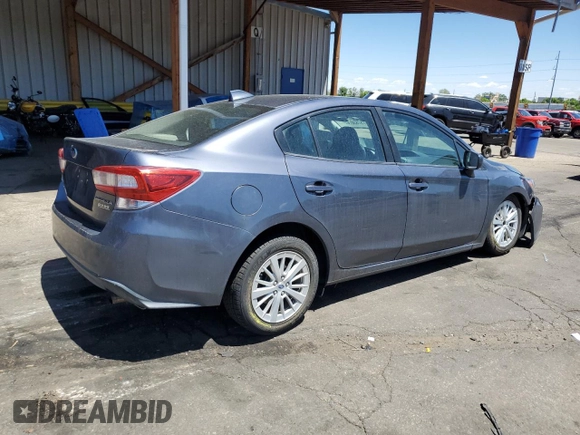 2017 Subaru Impreza Premium with VIN 4S3GKAB66H3622001, listed as a Copart auction lot 57838705 with 105,106 mi miles and Salvage title. Bid and sale history available at DreamBid. Image 3.