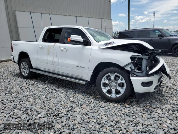 2020 Ram 1500 Lone Star with VIN 1C6RREFM8LN202507, listed as a Copart auction lot 62571605 with Not provided miles and Non repairable. Bid and sale history available at DreamBid. Image 4.