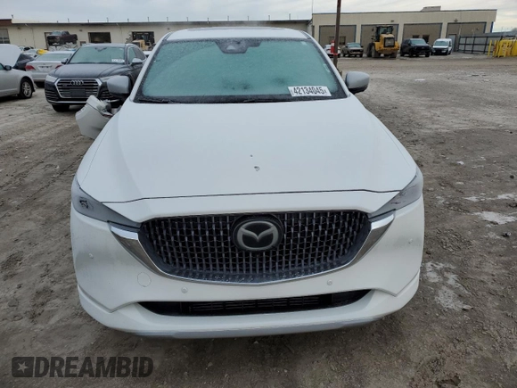 2024 Mazda CX-5 2.5 Turbo Signature with VIN JM3KFBXY2R0388321, listed as a Copart auction lot 42134045 with 20,549 mi miles and Salvage Title. Bid and sale history available at carsss.com. Image 5.