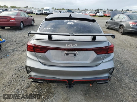 2022 Kia Forte GT with VIN 3KPF44AC7NE457191, listed as a Copart auction lot 50786975 with 31,619 mi miles and Salvage Title. Bid and sale history available at carsss.com. Image 6.