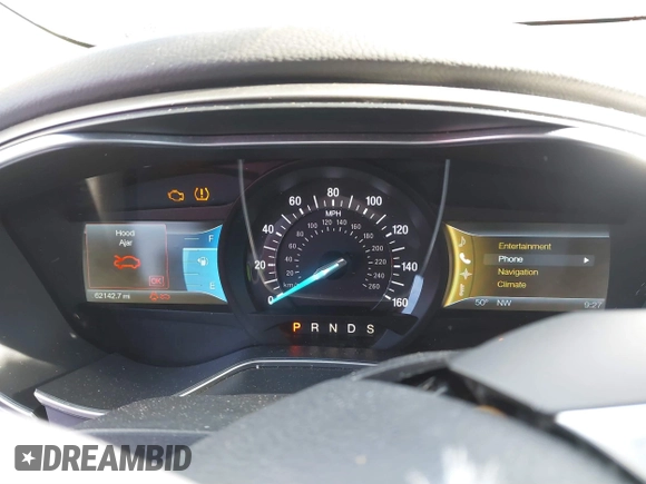 2014 Ford Fusion SE with VIN 3FA6P0HD5ER386781, listed as a IAAI auction lot 41814103 with 62,142 mi miles. Bid and sale history available at carsss.com. Image 7.